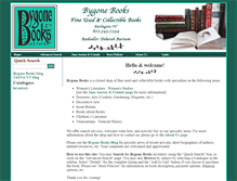 Tablet Screenshot of bygonebooksvermont.com